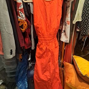Vibrant Orange Dress
